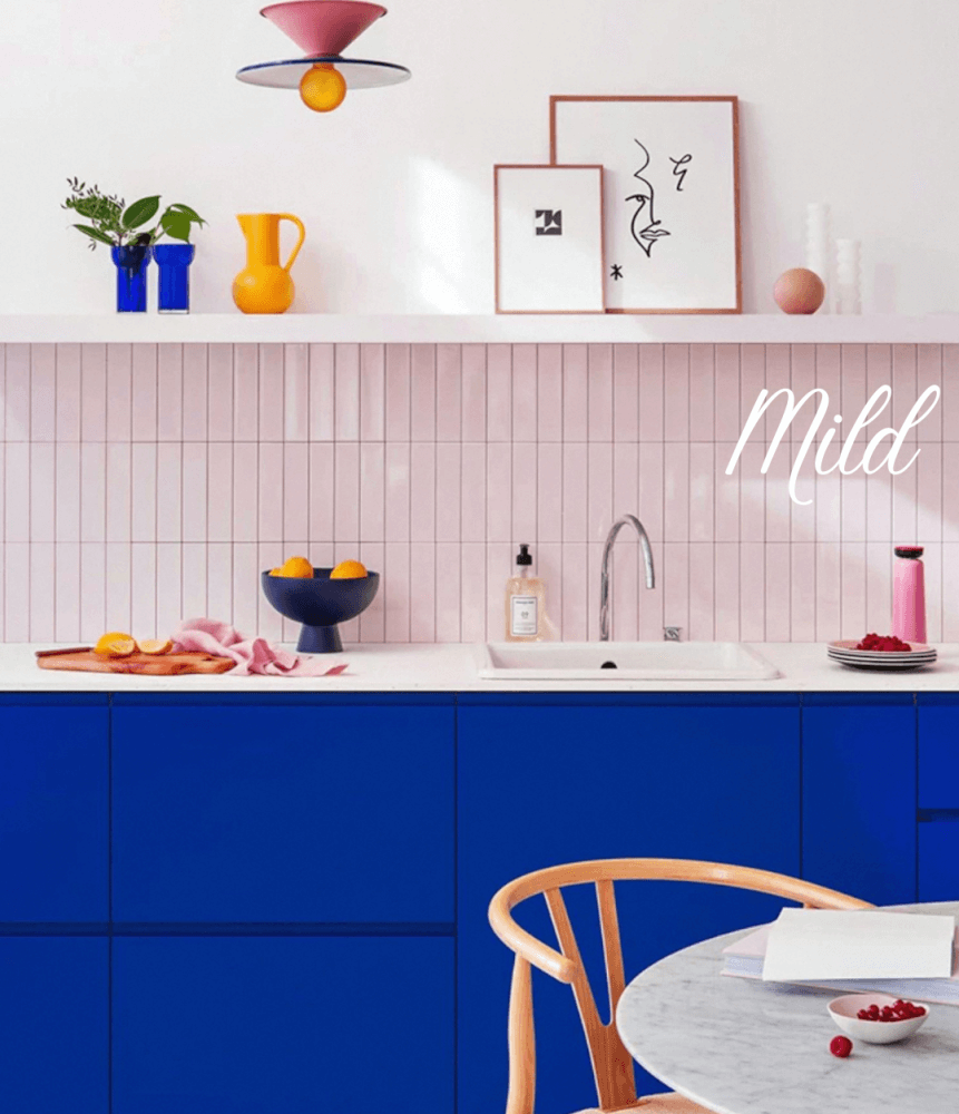 โมเสคสีพาสเทล TIMELESS TILES รุ่น MILD 29.8X19.8 ซม. สีชมพู ผิวเงา